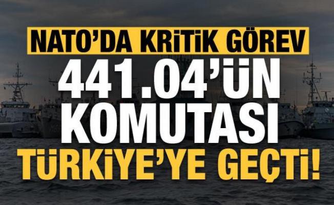 NATO'da kritik görev! 441.04'ün komutası Türkiye'ye geçti