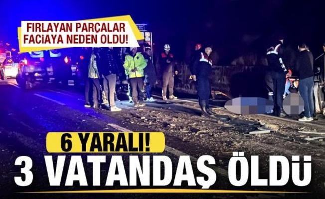 Nevşehir'de facia gibi kaza: 3 vatandaş hayatını kaybetti, 6 yaralı
