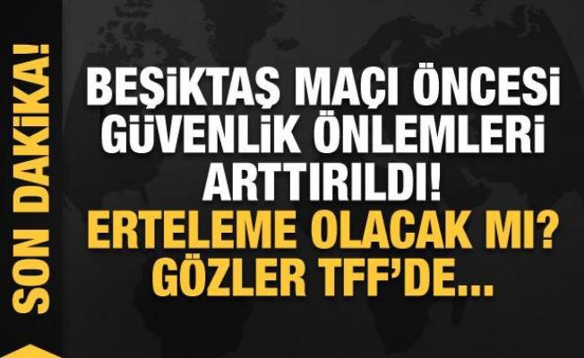 Patlama sonrası Beşiktaş - Antalyaspor maçı ertelenecek mi?