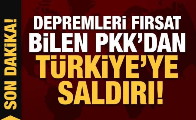 PKK depremi fırsat bilip saldırdı! MSB'den açıklama