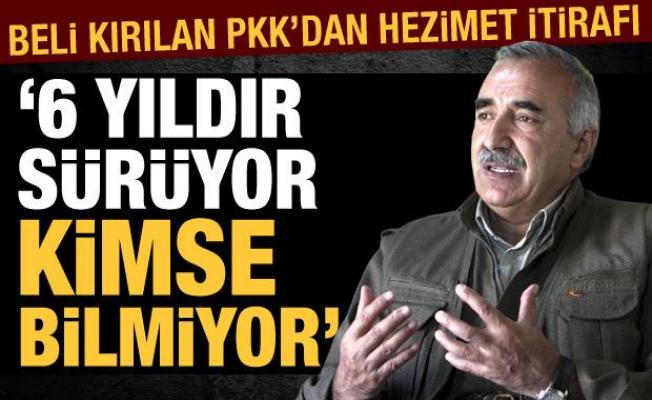 PKK elebaşı Karayılan'dan hezimet itirafı!
