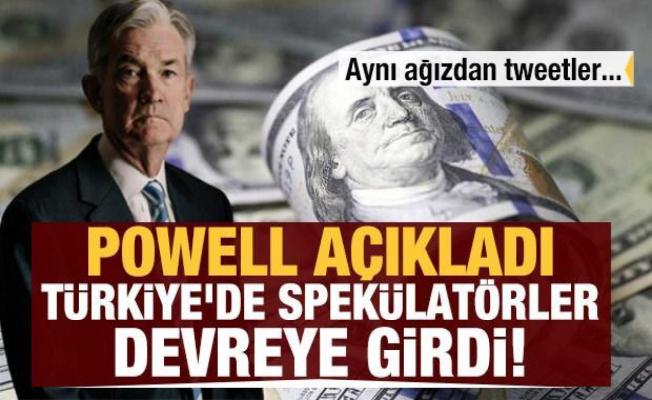 Powell açıkladı Türkiye'de dolar spekülatörleri devreye girdi! Dolar 16,40 TL tweetleri...