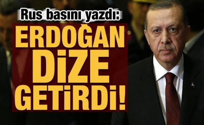 Rus basını yazdı: Erdoğan hepsini dize getirdi!