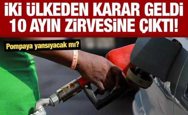 S. Arabistan ve Rusya karar aldı: Petrol fiyatları son 10 ayın zirvesini gördü!