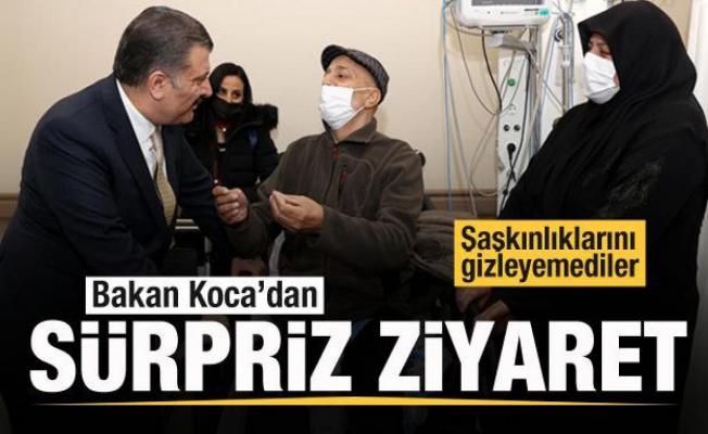 Sağlık Bakanı Fahrettin Koca'dan hastanelere sürpriz ziyaret