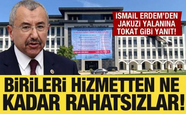 Sancaktepe Belediyesi'ndeki jakuzi yalanına İsmail Erdem'den tokat gibi cevap!
