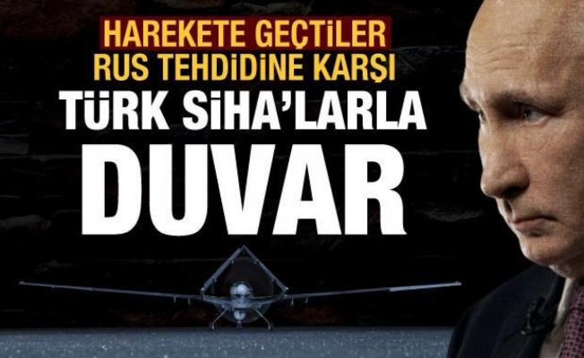 Savaş tehdidi harekete geçirdi: Rusya'ya karşı Türk SİHA'larıyla 