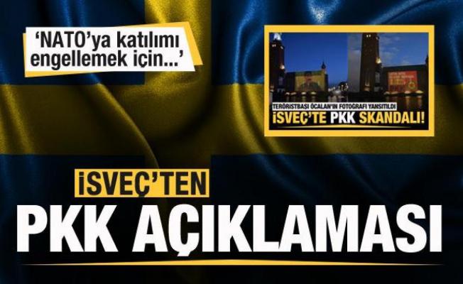 Skandal büyük tepki çekmişti! İsveç'ten terör örgütü PKK açıklaması