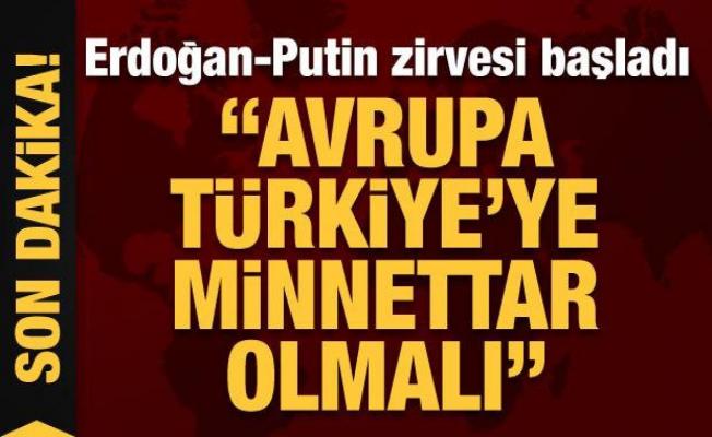 Soçi'de Erdoğan-Putin görüşmesi başladı