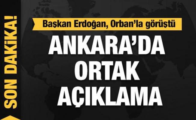 Son Dakika: Başkan Erdoğan ile Orban'dan ortak açıklama 