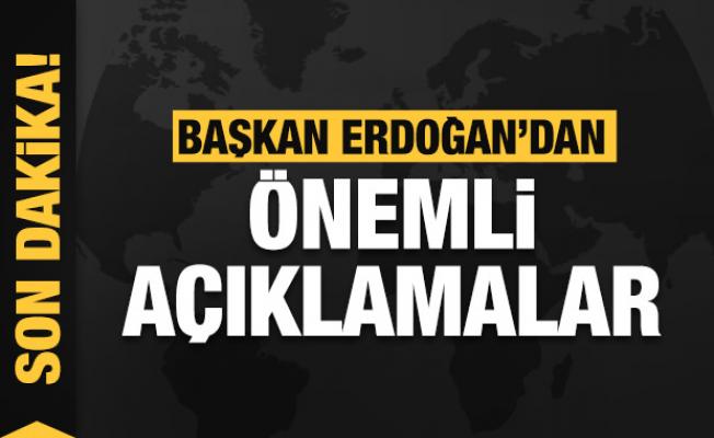 Son Dakika: Başkan Erdoğan konuşuyor