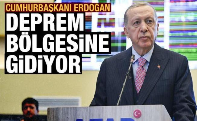 Son dakika: Cumhurbaşkanı Erdoğan deprem bölgesine gidiyor