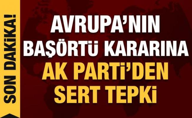 Son dakika haberi: AK Parti Sözcüsü Çelik'ten Avrupa Adalet Divanı'na tepki