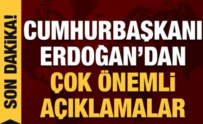Son dakika haberi: Cumhurbaşkanı Erdoğan'dan millete sesleniş