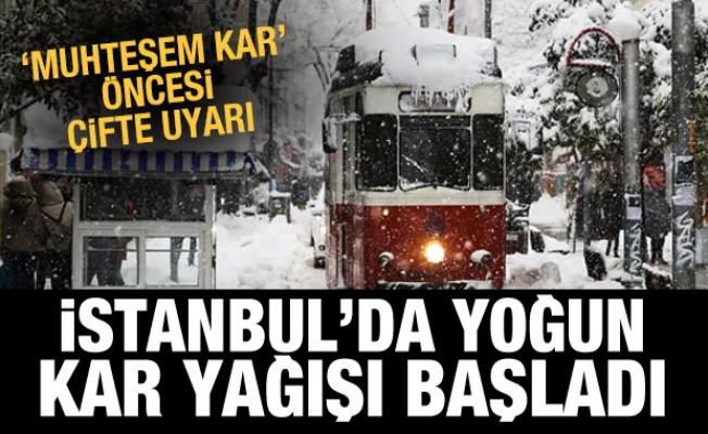 Son dakika haberi: İstanbul'a yoğun kar yağışı başladı! Uyarılar peş peşe geliyor