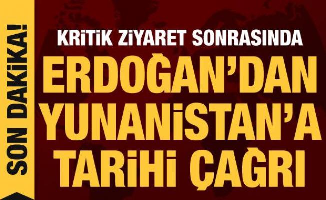 Son dakika haberi: KKTC ziyareti sonrası Erdoğan'dan Yunanistan'a tarihi çağrı