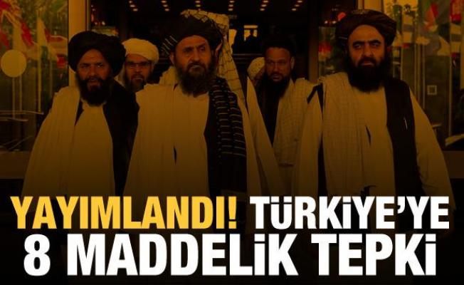 Son Dakika Haberi: Taliban'dan Türkiye'ye 8 maddelik tepki