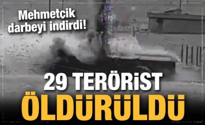 Son Dakika: Mehmetçik darbeyi indirdi: 29 terörist öldürüldü!