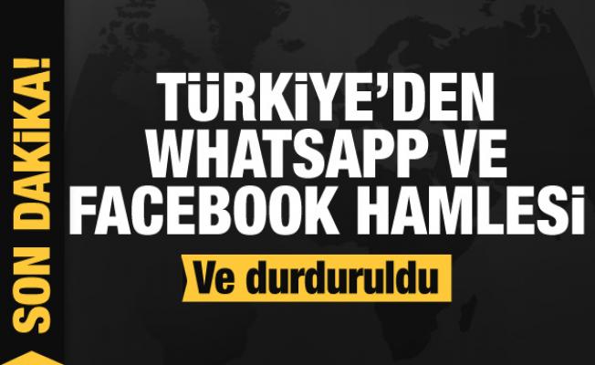 Son dakika... Türkiye'den WhatsApp ve Facebook hamlesi! Soruşturma başlatıp, durduruldu