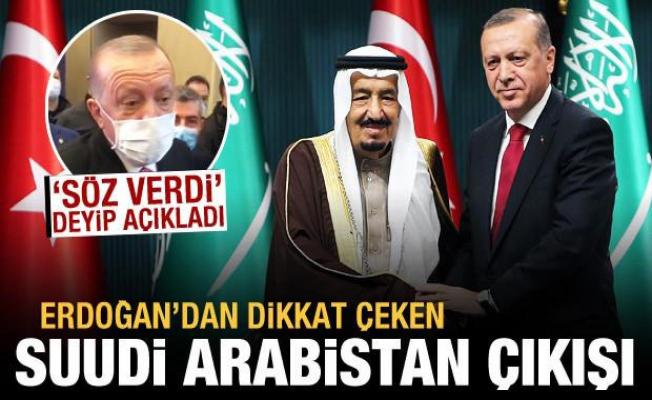 'Söz verdi' deyip açıkladı! Cumhurbaşkanı Erdoğan Suudi Arabistan'a gidiyor
