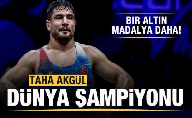 Taha Akgül'den tarihi başarı! 3. kez dünya şampiyonu