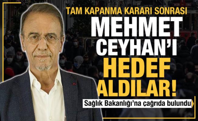 Tam kapanma kararı sonrası Mehmet Ceyhan'ı hedef aldılar! Sağlık Bakanlığı'na çağrı