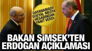 Bakan Şimşek'ten 'Erdoğan' açıklaması: 'İtibar etmeyiniz'