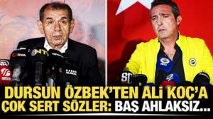 Dursun Özbek'ten Ali Koç'a sert sözler: Baş ahlaksız...