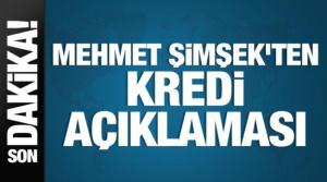 Mehmet Şimşek'ten kredi ve ihracat açıklaması