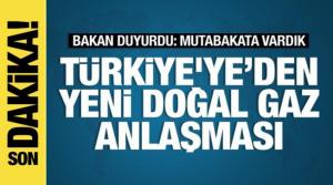 Türkiye'den yeni doğal gaz anlaşması! Bakan Bayraktar açıkladı