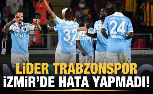 Trabzonspor İzmir'de 3 puanı tek golle aldı!