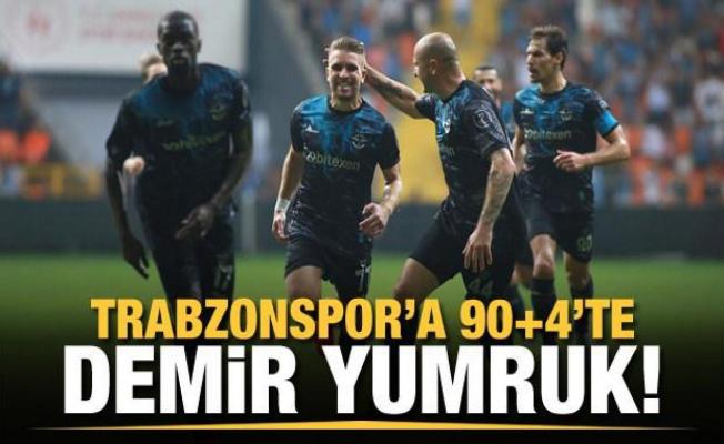 Trabzonspor'a 90+4'te demir yumruk