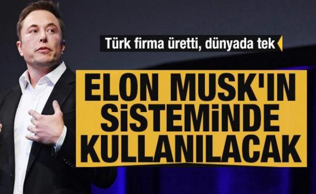 Türk firma üretti, dünyada tek! Elon Musk'ın sisteminde kullanılacak