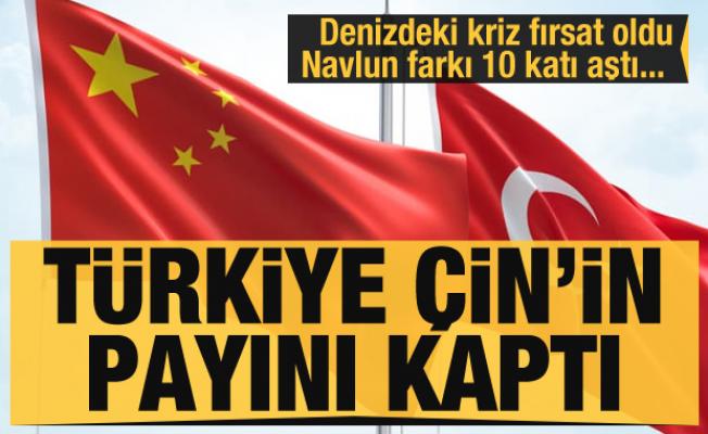 Türkiye denizdeki krizi fırsata çevirdi Çin'in payını kaptı! Navlun farkı 10 katı aştı... 