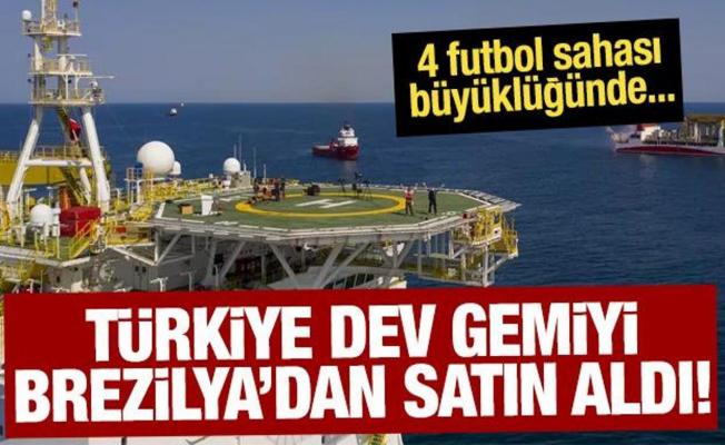 Türkiye dev gemiyi Brezilya'dan satın aldı