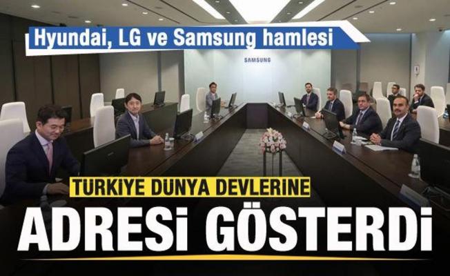 Türkiye doğru adresi gösterdi! Hyundai, LG ve Samsung hamlesi