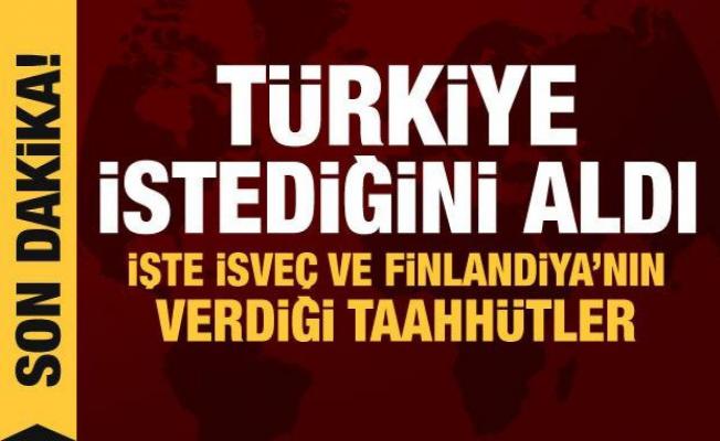 Türkiye NATO'da istediğini aldı: İsveç ve Finlandiya'nın verdiği taahhütler