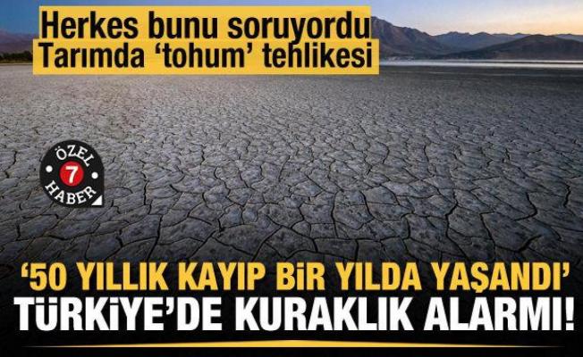 Türkiye'de kuraklık alarmı! 50 yıllık su kaybı 1 yılda yaşandı, kışlık tohum tehlikede