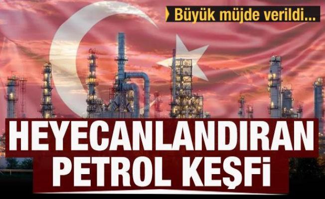 Türkiye'den heyecanlandıran petrol keşfi!