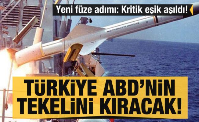 Türkiye'den yeni füze adımı: Kritik eşik aşıldı! Türkiye ABD'nin tekelini kıracak