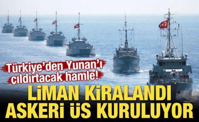 Türkiye'den Yunan'ı çıldırtacak hamle! Liman kiralandı askeri üs kuruluyor