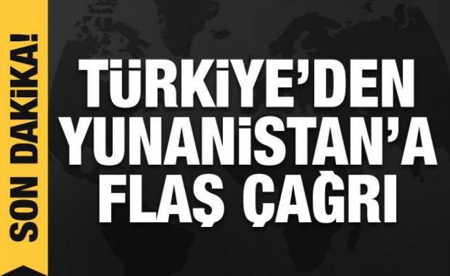 Türkiye'den Yunanistan'a çağrı: Failleri cezalandırmanızı bekliyoruz