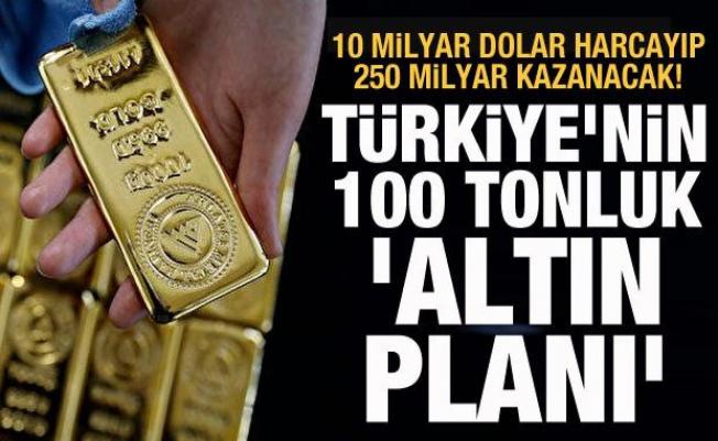 Türkiye'nin 100 tonluk 'Altın Planı'! 10 milyar dolar harcayıp 250 milyar dolar kazanacak