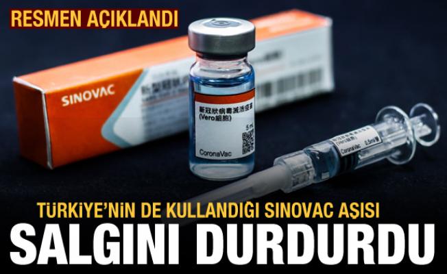 Türkiye'nin de kullandığı Sinovac aşısı salgını durdurdu