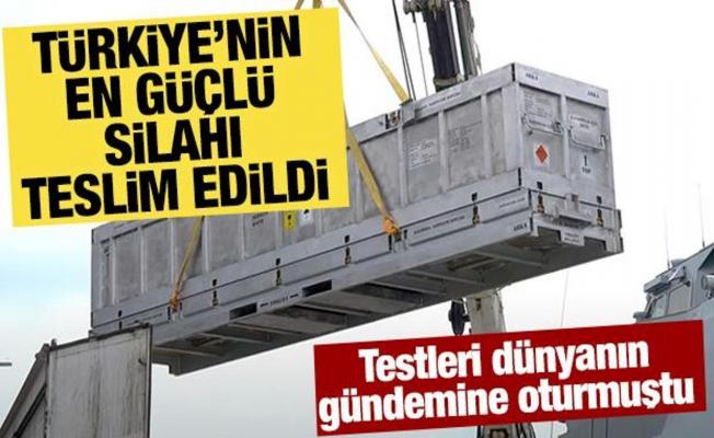 Türkiye'nin en güçlü füzesi teslim edildi: Testleri dünyanın gündemine oturmuştu