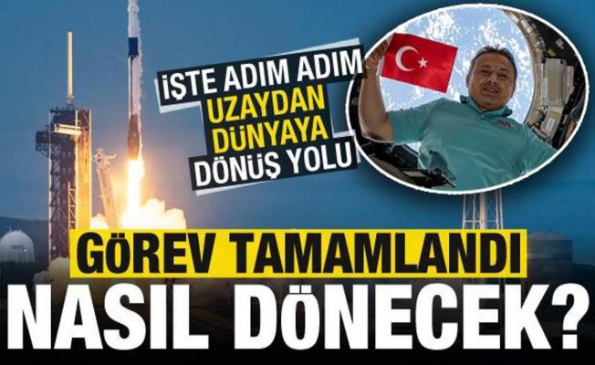 Türkiye'nin ilk astronotu Alper Gezeravcı uzaydan nasıl dönecek? İşte adım adım dönüş yolu
