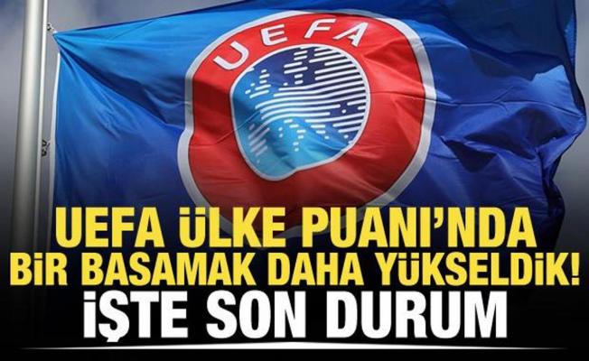 UEFA Ülke Puanı'nda bir basamak daha yükseldik! İşte son durum...