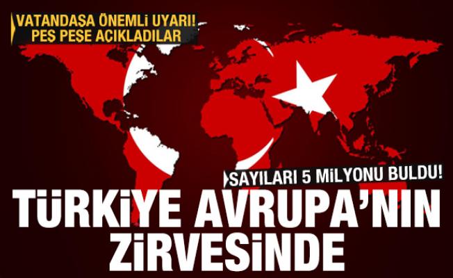 Vatandaşa önemli uyarı: Sayıları 5 milyonu buldu, Türkiye Avrupa'nın zirvesinde
