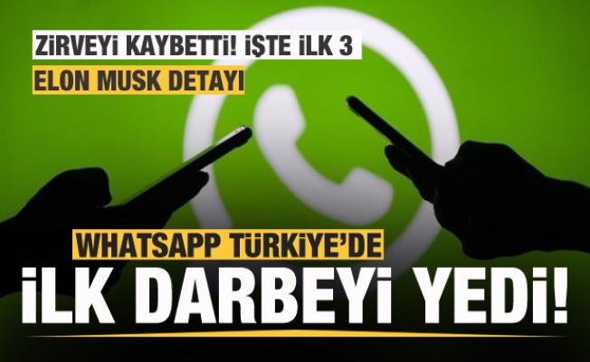 Whatsapp'a Türk kullanıcılardan büyük darbe! İlk 3 değişti! Telegram, BiP...