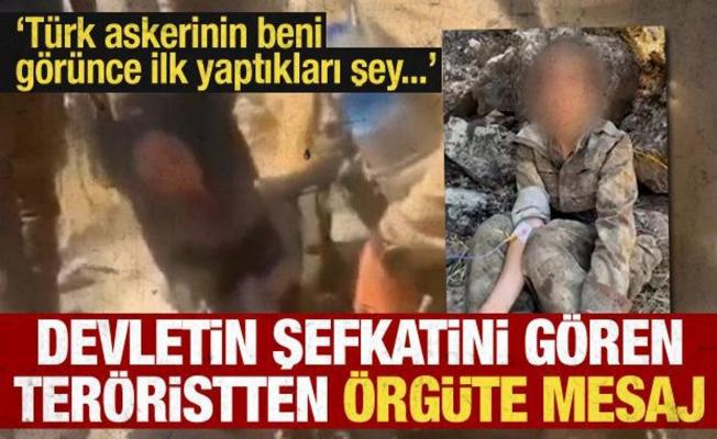 Yaralı olarak ele geçirilen PKK'lı terörist devletin şefkatini böyle anlattı
